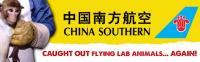 China Southern caught out flying lab animals ... again!