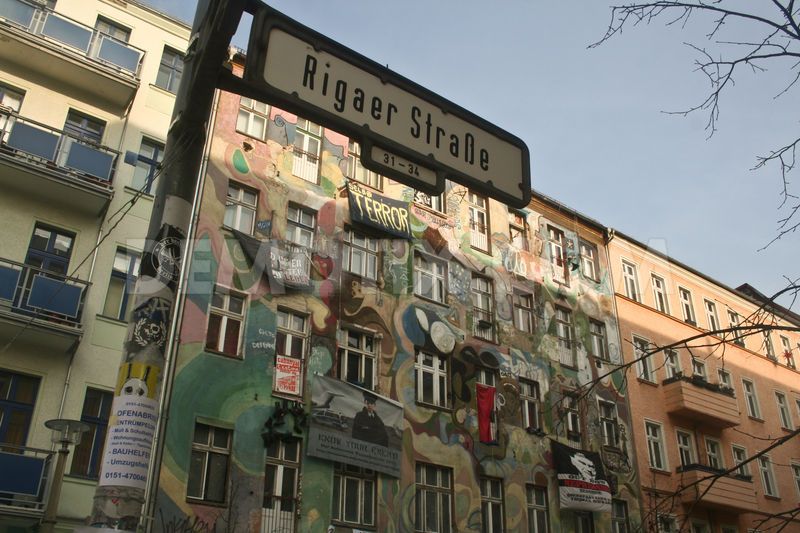 Rigaer Straße, Quelle: demotix.com