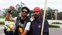 Aboriginal protesters in Canberra - 15