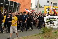 Sascha Teichmann aus Deizisau beim Naziaufmarsch in Dortmund am 31.08.2013