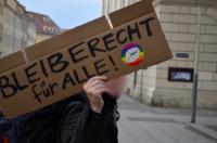 Bleiberecht für Alle! Kraftvolle Spontandemonstration zur Situation von Geflüchteten durch Dresdner Innenstadt am 08.02.2014