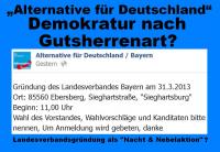 Alternative fuer Deutschland Bayern