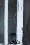 Sachbeschädigung der gläsernen Eingangstür am Roten Häuschen
