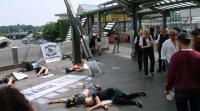 Kundgebungen gegen Air France - Soli für Refugees - Nicht willkommener Besuch - 05.06.2014 3