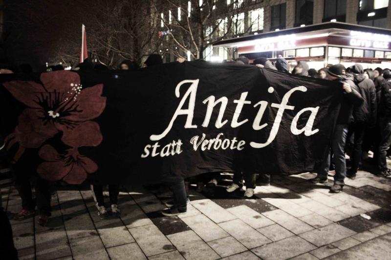 Antifa-Demo Leipzig - 7