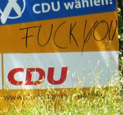 Fuck you, CDU