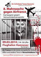 Poster: Airfrance stoppen!!!