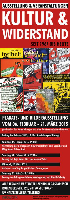 Flyer: Ausstellung Kultur & Widerstand