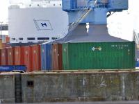Hamburger Senat lügt - Atomtransport zur Zeit im Hafen Bild 3