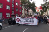 Demonstration auf Höhe Kalk-Mülheimer Straße