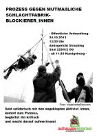 Solikundgebung 24.10.2013 ab 11:30 vor dem Amtsgericht Straubing