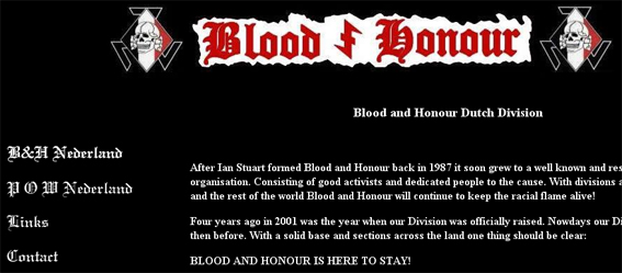 Blood and Honour - site
