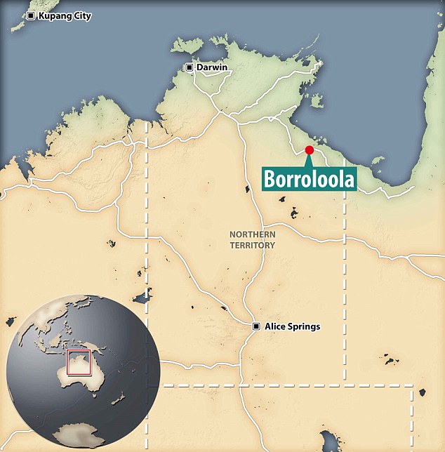 Borroloola, population 800