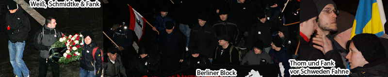 Berliner Nazis in Dresden am 13. Februar 2012