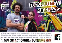 FUCK PRO NRW! FUCK NAZIS! 1. Mai Duisburg