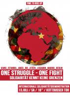 Demo: One Struggle - One Fight - Solidarität kennt keine Grenzen!