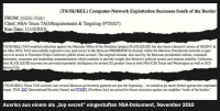 Ausriss aus einem als „top secret“ eingestuften NSA-Dokument, November 2010