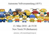 Autonome Vollversammlung - 13. März 2010 - Berlin