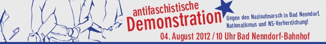 Antifaschistische Demonstration - Bad Nenndorf