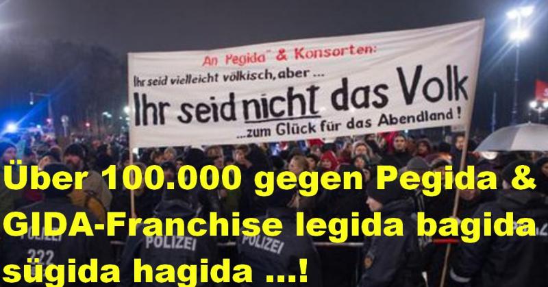 100000 gegen Pegida & Co