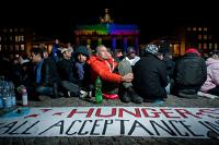 Hungerstreik am Brandenburger Tor