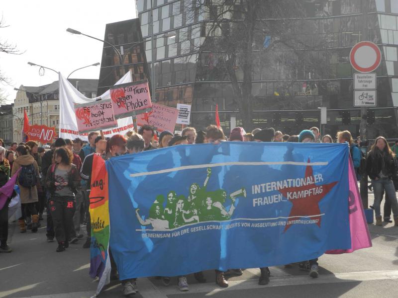 Freiburg 7.März Demonstration zum internationalen Frauen_kampftag 1