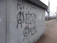 Anti-Antifa-Area Schmiererei