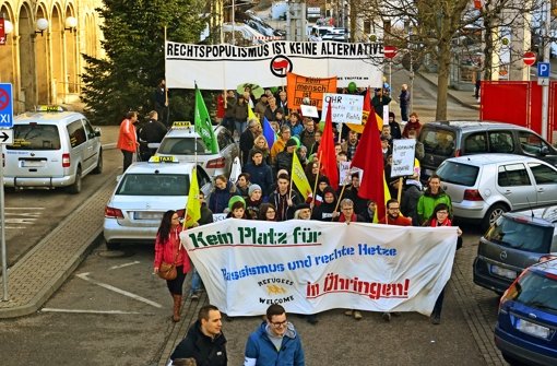 Ein breites Bürgerbündnis zieht in Öhringen gegen die Rechten zu Felde.