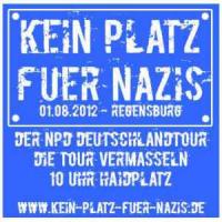 Gegen die NPD in Regensburg am 1.8.2012