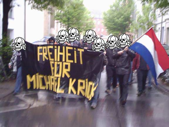 Racial Voluteer Force - foto von der rvf-siteFeiheit für Michael Krick Demo am 26.4.2003 in Dortmund II