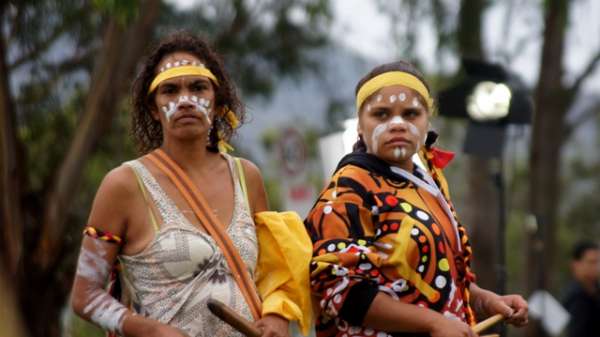 Aboriginal protesters in Canberra - 6