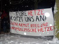 Proteste gegen die Sarrazin Veranstaltung in Duisburg