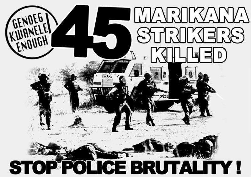 marikana stop police brutality