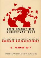 Gegen die Münchner Kriegskonferenz
