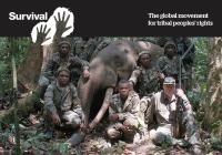 World Wide Fund for Nature (WWF) trustee Peter Flack with the forest elephant he killed.