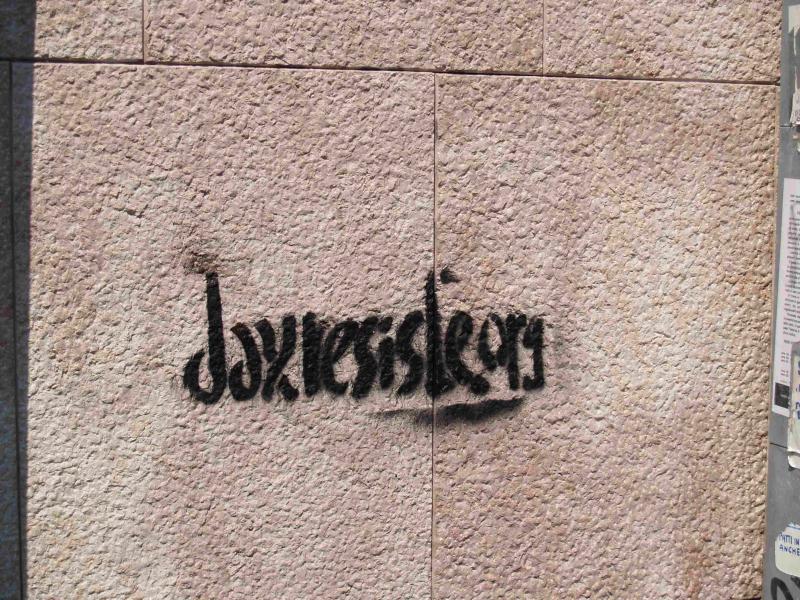 Stencil im Stadtteil III, (Foto: Azzoncao)