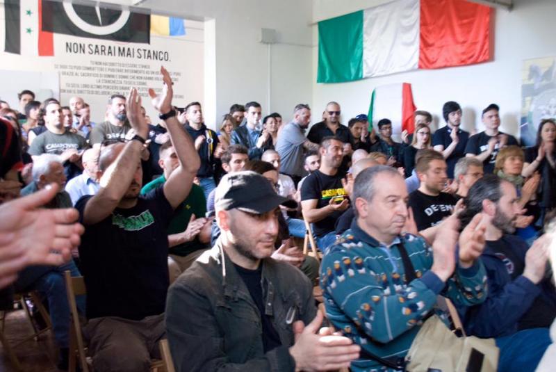 Einweihung CasaPound Sitz Parma (Foto Marco Vasini)