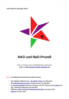 NAO und NaO-Prozeß. Band I: Grundlegende Dokumente des NaO-Prozesses - Titelseite