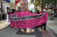 "Gegen Geschichtsrevisionismus -  Nazigedenken verhindern - Die Antifaschistische Aktion aufbauen!"