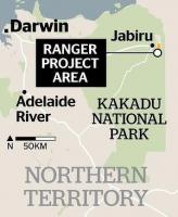 The town of Jabiru was built quickly to support the mine. 