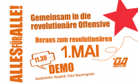 Stadtteil-Mobilisierung in Nürnberg-Gostenhof für den revolutionären 1.Mai