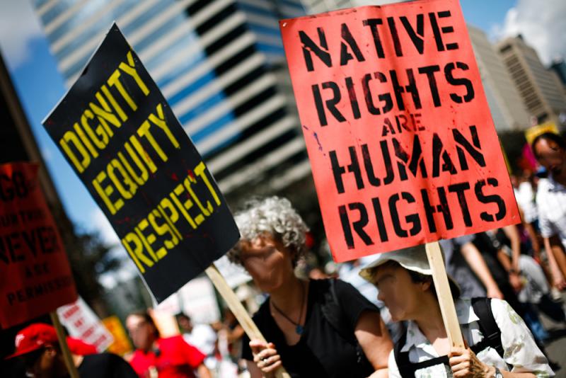 Native Rights are Human Rights!
