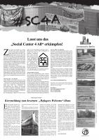 Wandzeitung: „Social Center 4 All“