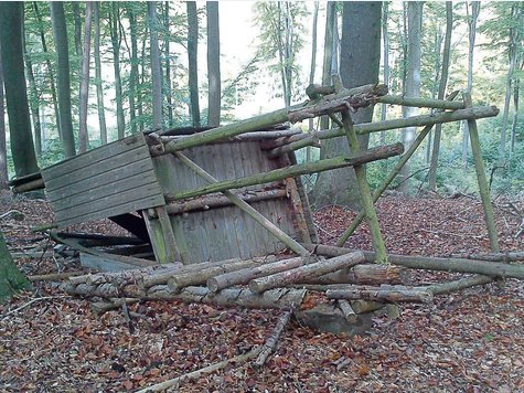 Hochsitze werden immer öfter Opfer von Vandalen und Jagdgegnern