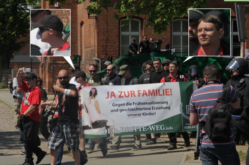 06. Juni 2015 - Transparent beim "Tag der Deutschen Zukunft" in Neuruppin