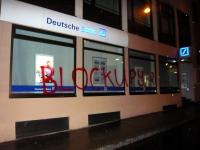 Schriftzug "Blockupy"