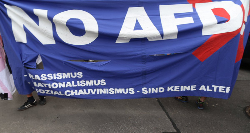 Anti-AfD-Demo in Pankow