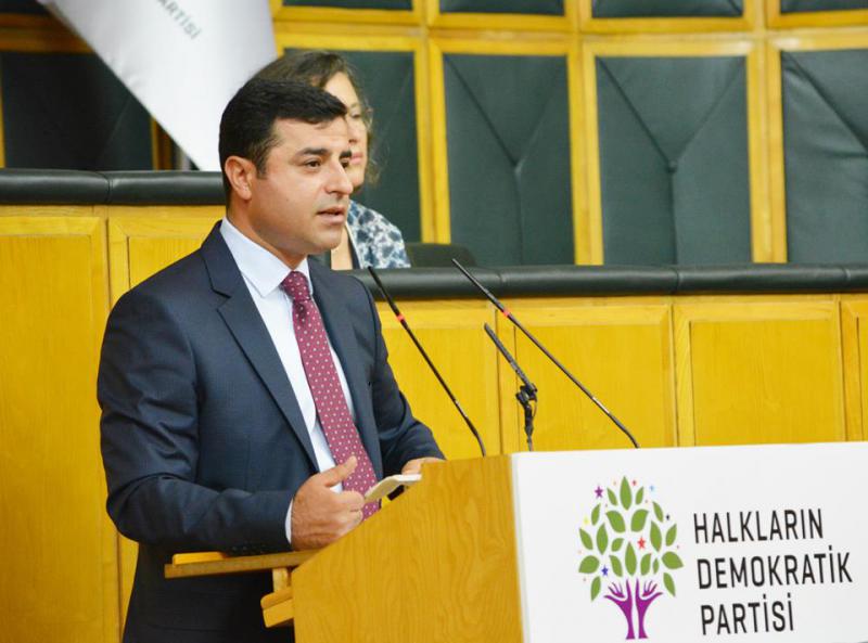 Der HDP Vorsitzende Demirtas