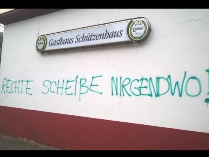 "Rechte Scheiße Nirgendwo!"