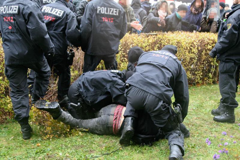 Polizeigewalt in Dresden